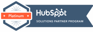 Certified HubSpot Platinum Solutions Partner Australia logo image.